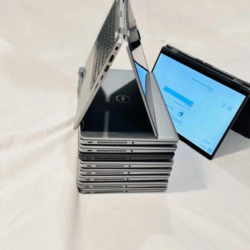 Convertible Laptop with Black and Silver Finish